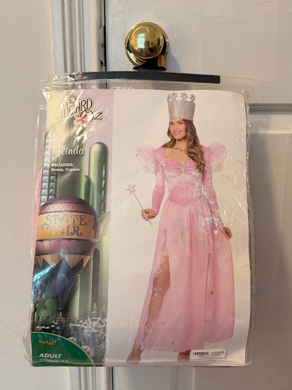 Spirit Halloween Glinda the Good Witch Adult Halloween Costume Women's Small Oz